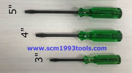 CHAMPION แชมเปี้ยน ไขควงแกนดำทะลุ ปากแบน 3-4-5 นิ้ว ของแท้ ญี่ปุ่น screwdriver