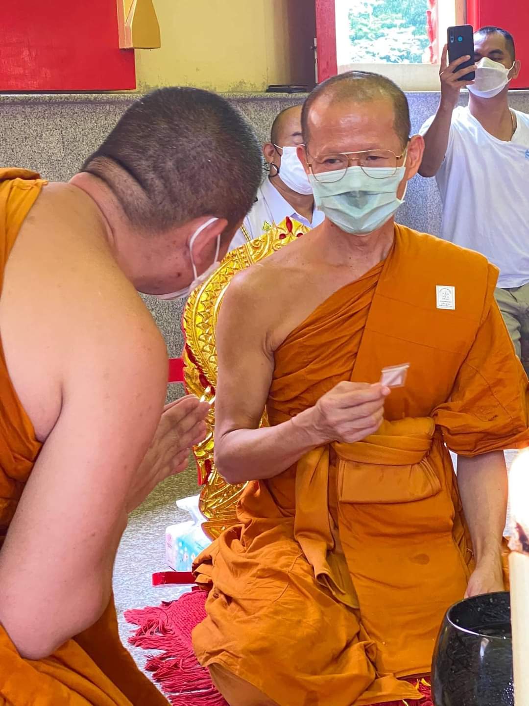 ตะกรุดผงพุทธคุณ ลพ.เล็ก ร่วมเสก