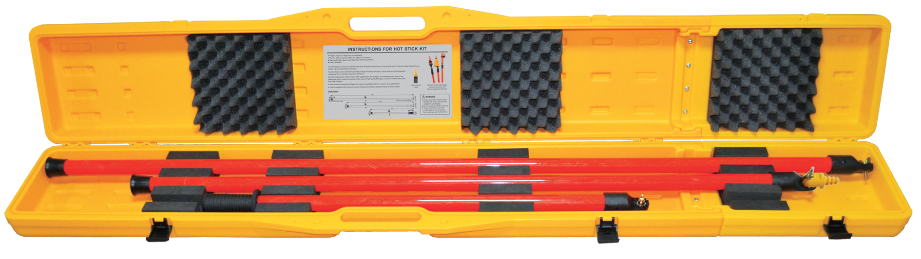 ไม้ฉนวน - ไม้ชักฟิวส์แบบชุด Kits (HOT STICK KITS) แบรนด์ : KEPLER รุ่น : KHS-120TK