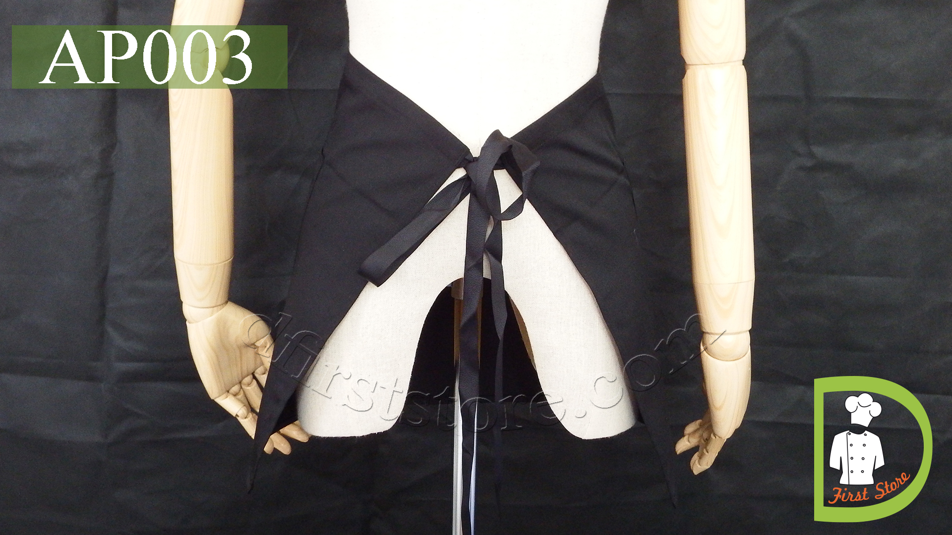 AP003 Waitress Apron ผ้ากันเปื้อนสั้น พนักงานเสริฟ