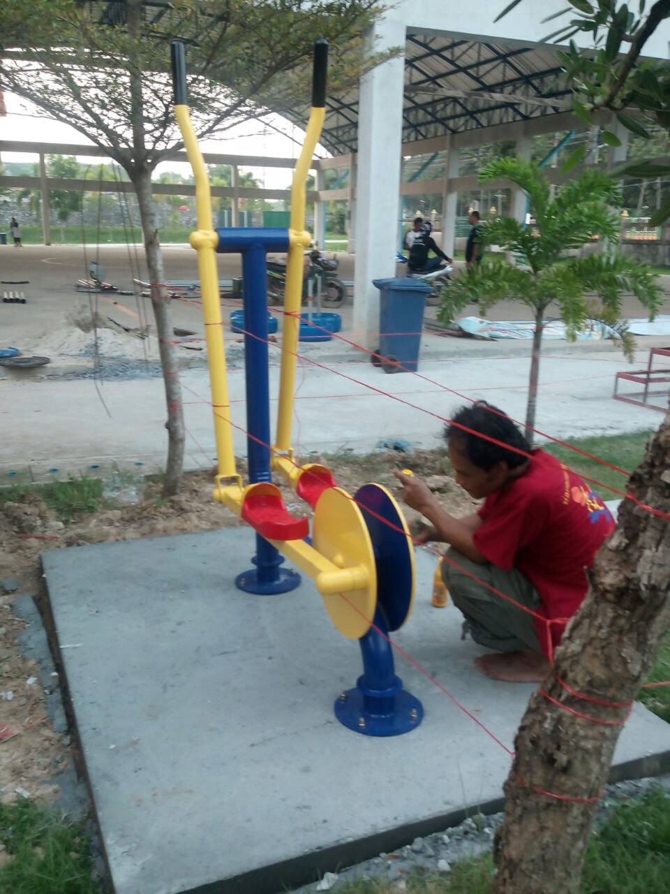 เครื่องออกกำลังกายกลางแจ้งชุมแพ