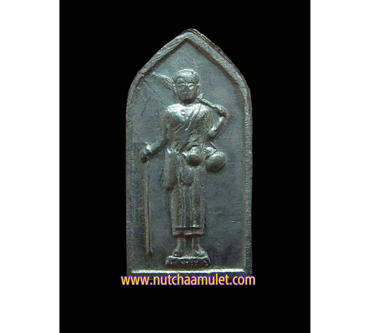 พระโคตรเศรษฐี(แร่โคตรเศรษฐีล้วน) ปี 38 พิมพ์หนา เลี่ยมทองคำแท้