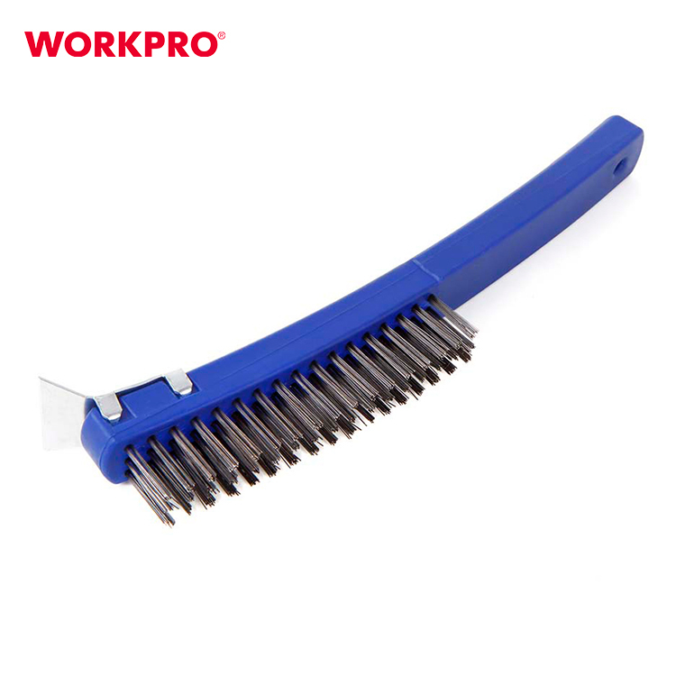 WORKPRO แปรงลวดเหล็กพร้อมที่ขูด รุ่น WP253001
