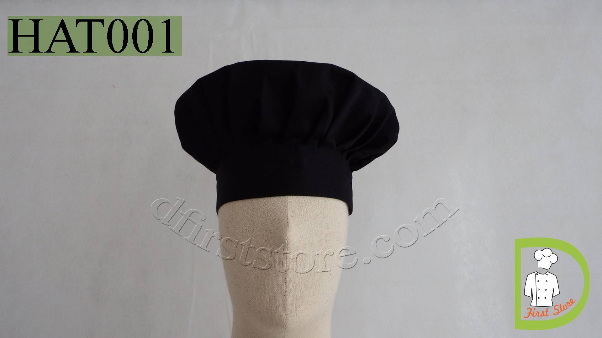 HAT001 Chef Hat หมวกเชฟเบเกอรี่