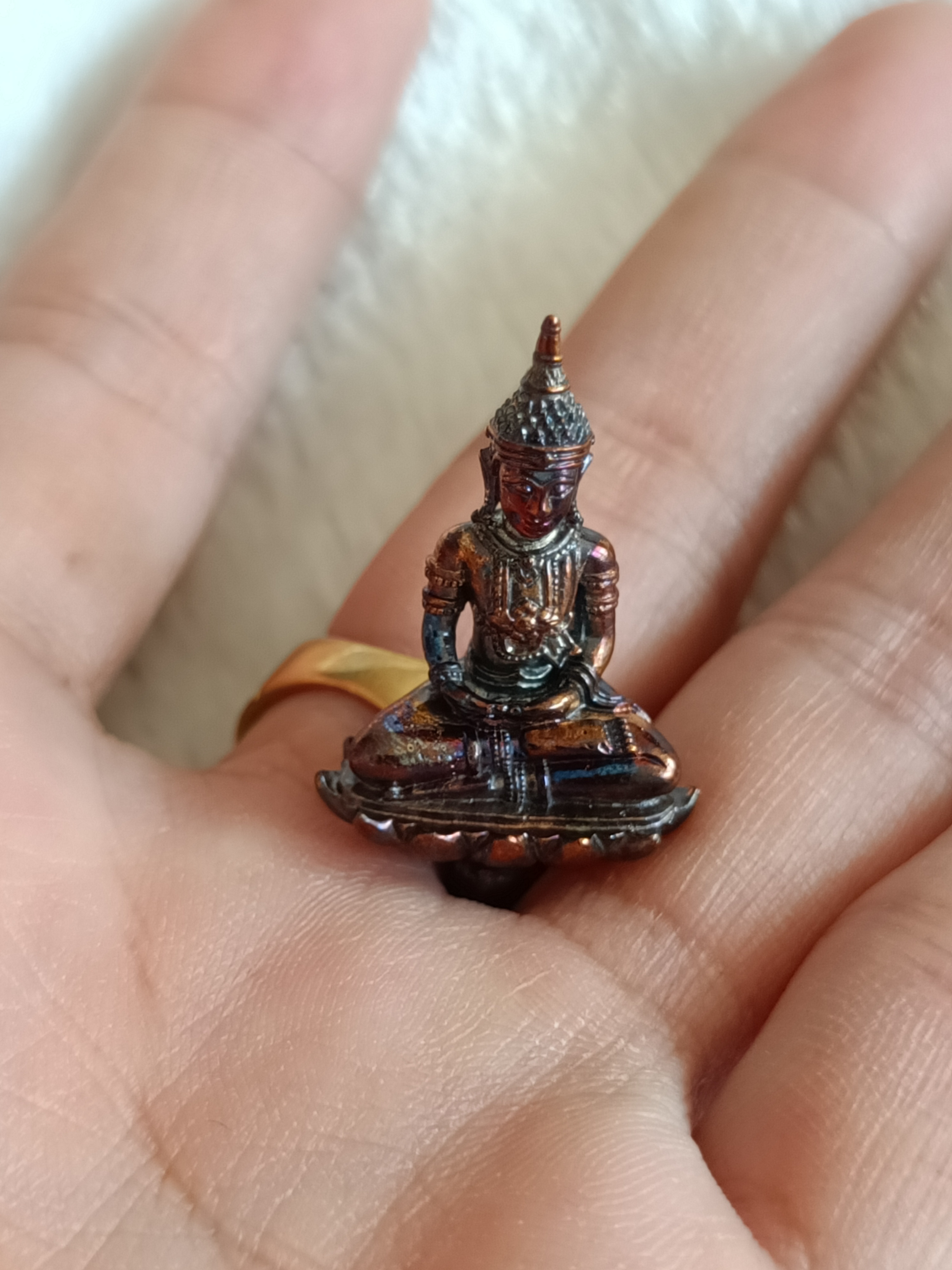 สมเด็จองค์ปฐม (หลวงพ่อไหลมาเทมา) ขนาด 5 นิ้ว หลวงพ่อเล็ก พุทธาภิเษกหลายวาระ ปี 67