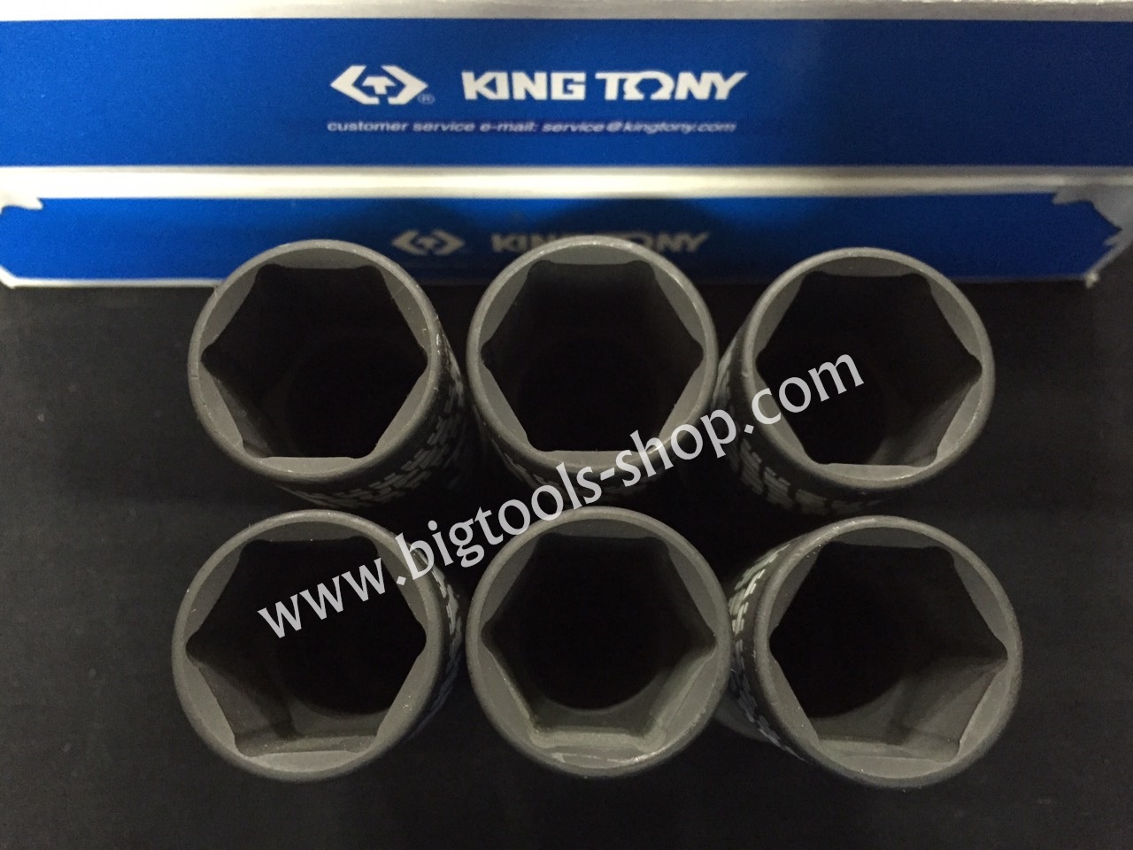 คิง โทนี่ : 1/2" ลูกบล็อกลมยาว (6 เหลี่ยม) รุ่นขอบบาง King Tony : 1/2"Drive Impact Extra Thin Wall Socket