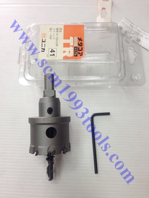 UNIKA ยูนิกะ โฮลซอเจาะลึก เจาะสแตนเลส TR type Hole Saw for Stainless,Plastic,Aluminum,PVC ญี่ปุ่น เจาะได้ลึก 25 มม.