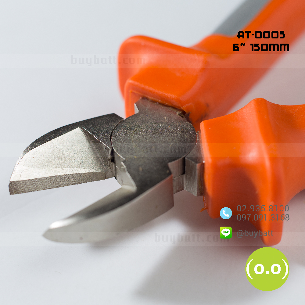 คีมตัดสายไฟ ปากเฉียง ANTON AT-0005