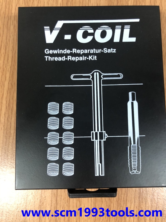 VCOIL วีคอยล์ สปริงเสริมเกลียวชุด ชุดซ่อมต๊าป M20x2.5 Thread Repair Kits # 04037