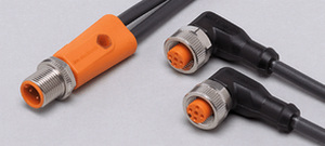 EVC438/ Y connection cable/ M12-plug / 2 x M12-socket/ PUR cable / 2 m