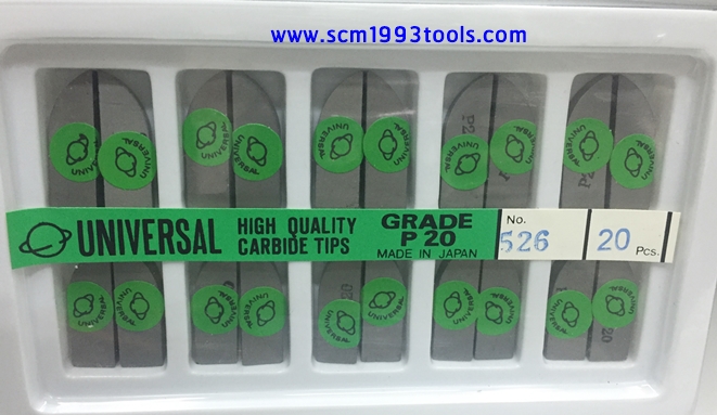UNIVERSAL ยูนิเวอแซล มีดเล็บ เกรด P20 Tungsten Carbide Tips