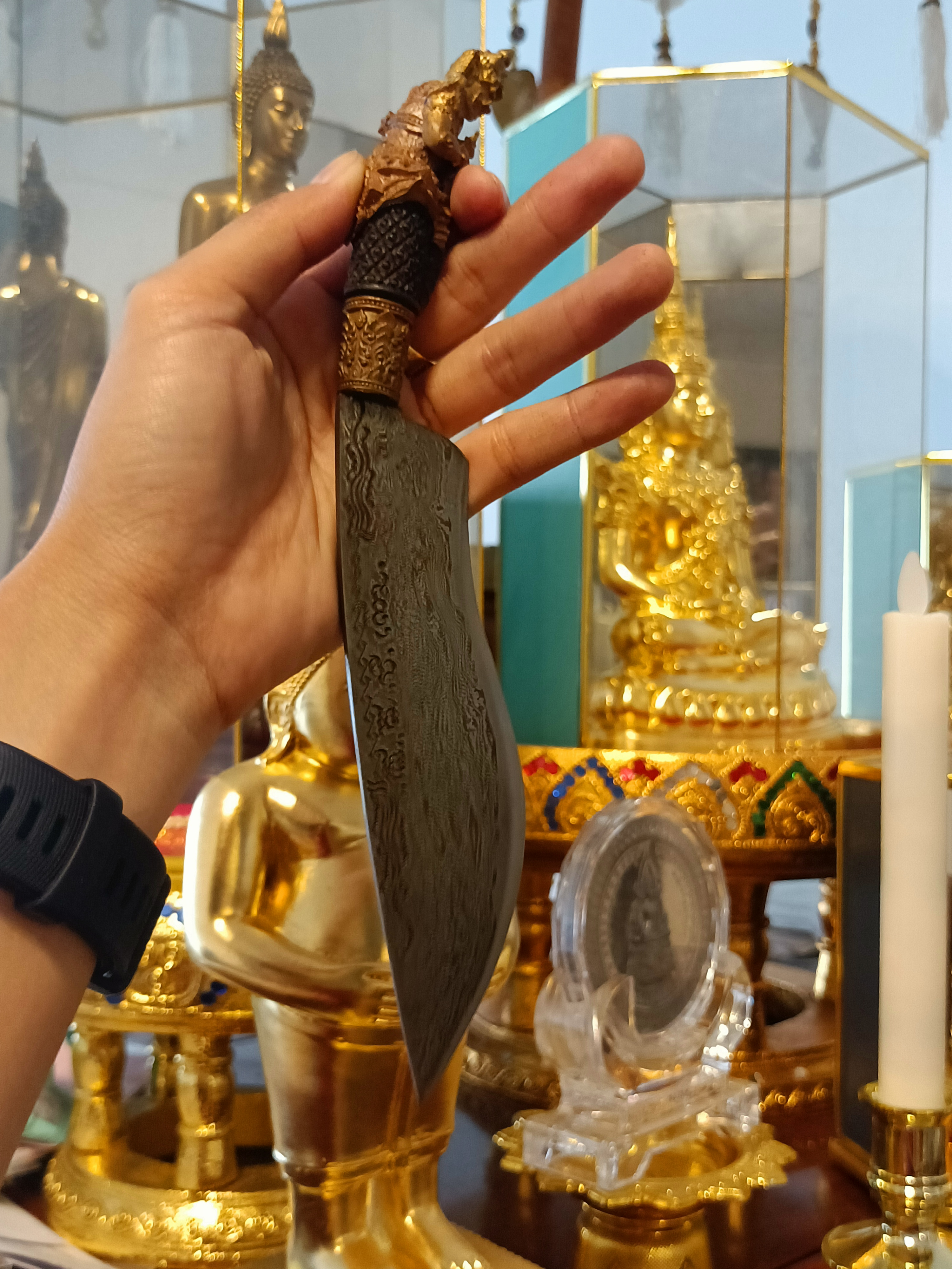 มีดมงคลจักรวาลฟ้าครอบ ขนาด 5.5 นิ้ว หลวงพ่อเล็กเสก