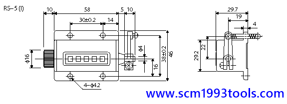 Togoshi โทโกชิ นับเลขกระตุก รุ่น RS-5 Rachet Counter ญี่ปุ่น คุณภาพดี