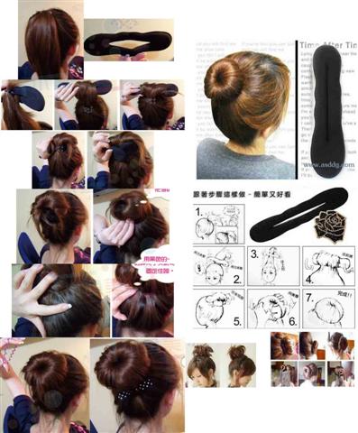 อุปกรณ์ทำผมดังโงะ แบบก้านยาว 22.5 ซ.ม. เซต 12 ชิ้น(1โหล)