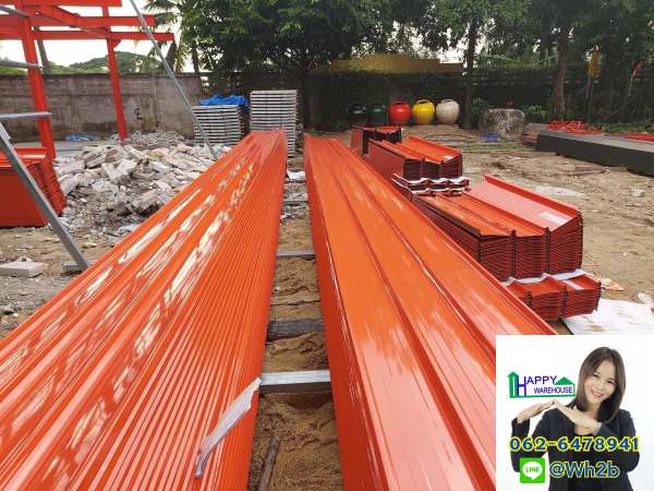 รับสร้างโกดังสำเร็จรูป ขนาด 20 x 40 x 9.00 m