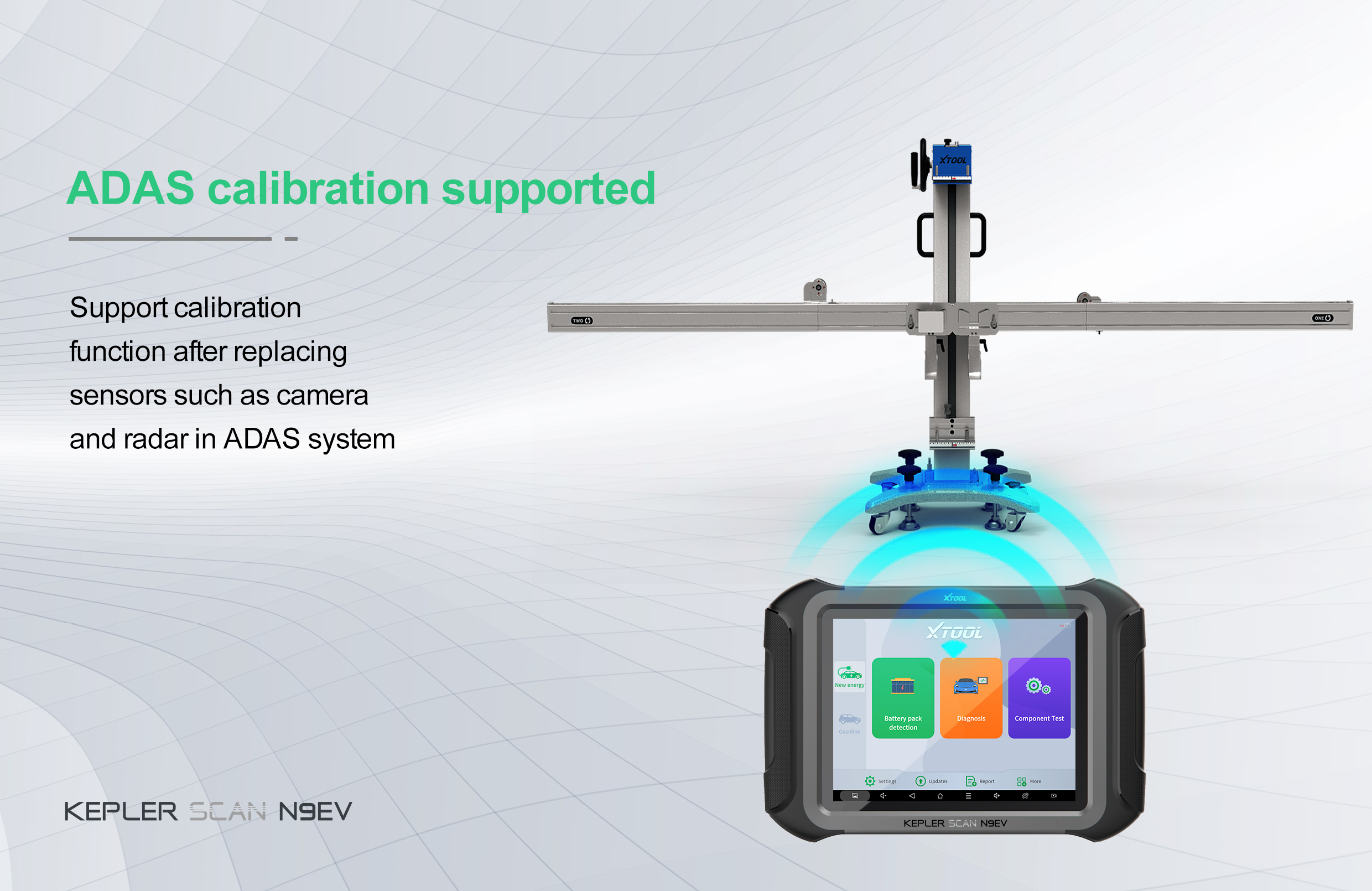 XTOOL N9EV เครื่องวินิจฉัยระบบรถยนต์ไฟฟ้าอัจฉริยะ (EV SMART DIAGNOSTIC SYSTEM)