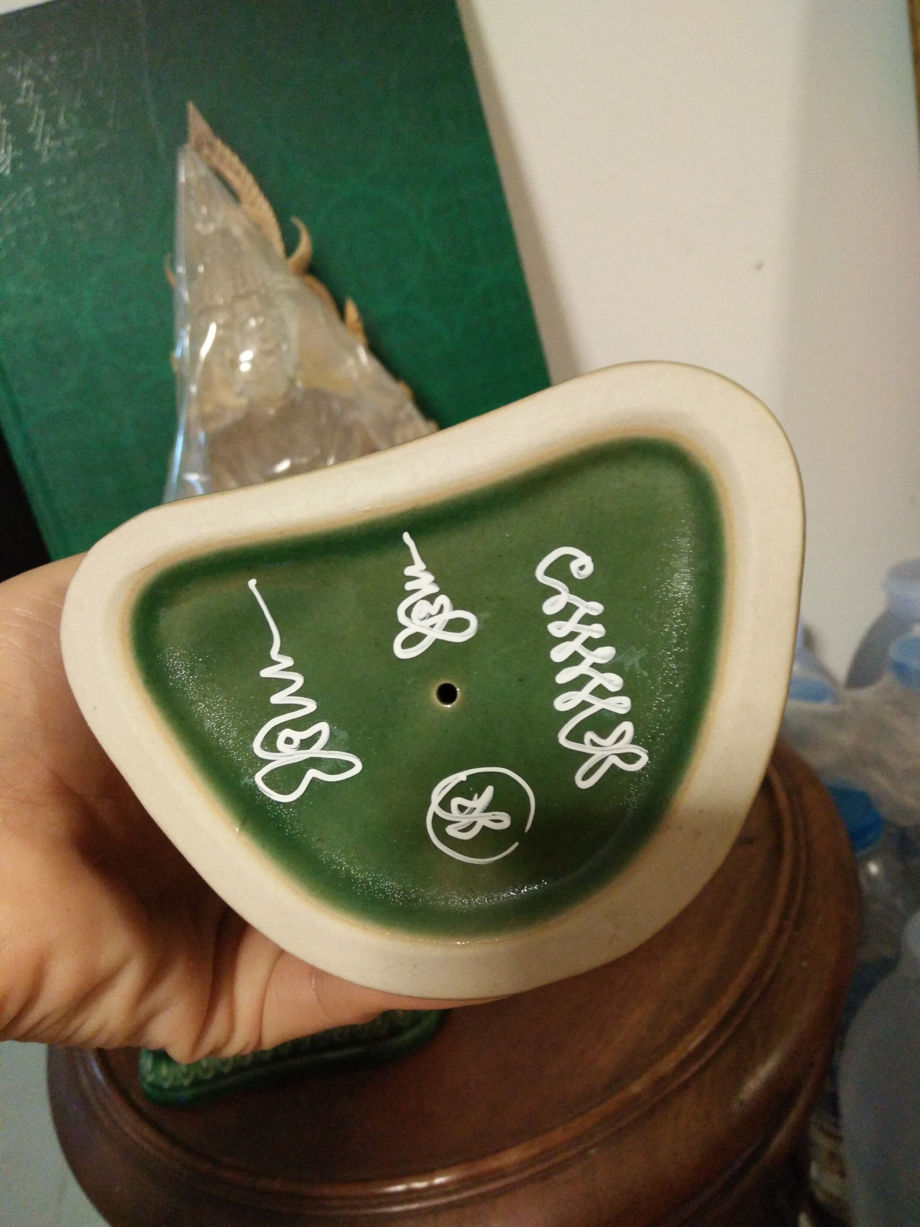 หลวงพ่อสำเร็จสัมฤทธิ์ศักดิ์สิทธิ์ กระเบื้อง พระอาจารย์บ๊ะ วัดโพธิลังกา