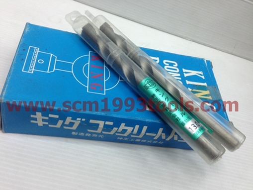 KING คิง ดอกสว่านเจาะคอนกรีต ก้านกลม ขนาดนิ้ว ญี่ปุ่น คุณภาพดี