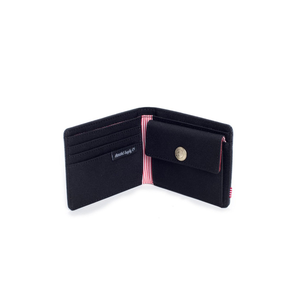 Herschel Supply Roy Coin Wallet - Black ของแท้ พร้อมส่ง