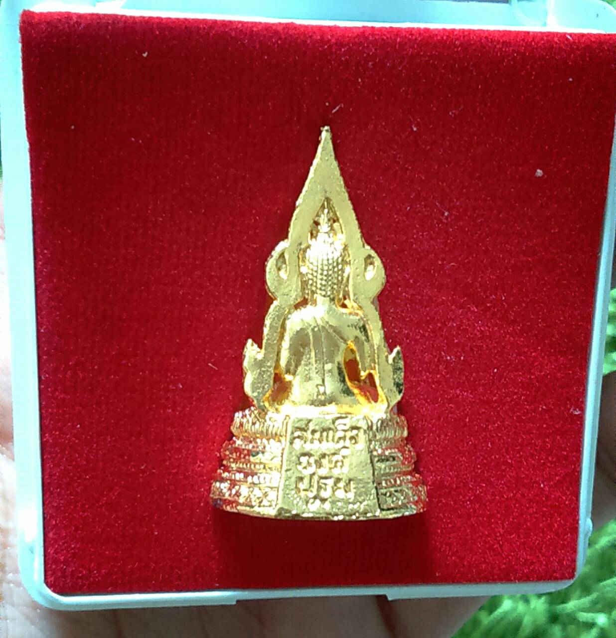 สมเด็จองค์ปฐมลอยองค์ เนื้อชุบทอง ปี 53 วัดศาลพันท้ายนรสิงห์