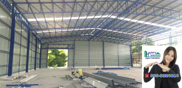 รับสร้างโกดัง สิงห์บุรี ขนาด20x30x6.00 เมตร