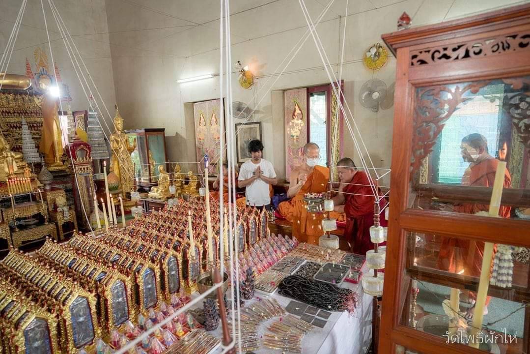 พระร่วงรางปืน เนื้อตะกั่วโบราณผสมเนื้อแร่กายสิทธิ์ช่อทิพย์เงินยวง ปี ๖๖ วัดโพธิผักไห่ ลพ.เล็ก วัดท่าขนุนอธิษฐานจิต