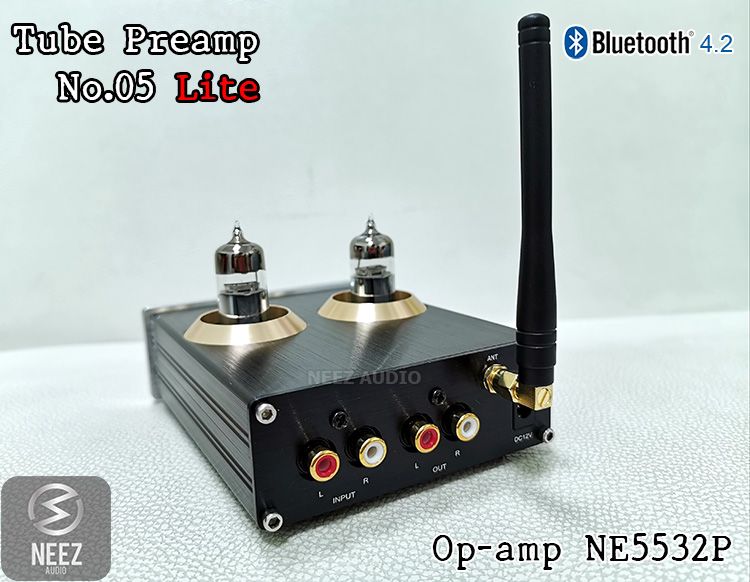 ใหม่!! Tube Preamplifier Bluetooth 5.0 - ปรีหลอด บลูทูส + ใช้ในบ้าน+รถ มีประกัน ร้านไทย