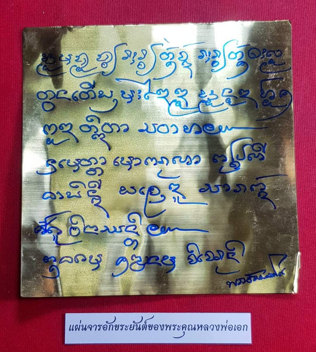 สลาเหิร (แมลงภู่คำ) อุดผงมวลสารวิเศษ ลพ.เอก