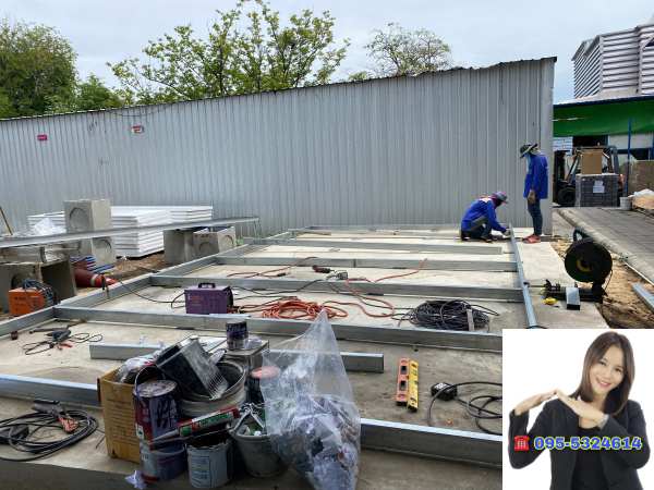 ออฟฟิศสำเร็จรูป บ้านสำเร็จรูป สมุทรปราการ ขนาด4.00x8.00 เมตร