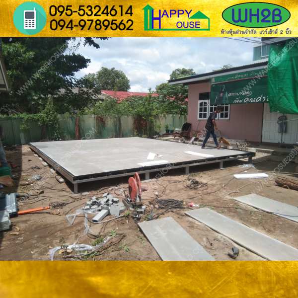 บ้านพักอาศัย บ้านน็อคดาวน์ บ้านสำเร็จรูป สร้างออฟฟิศ ขนาด5.40x7.20 เมตร