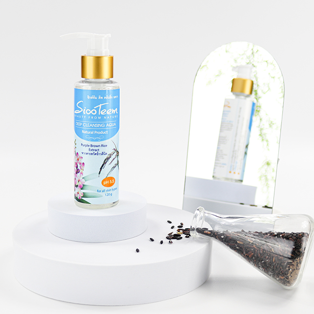 Sixteem Deep Cleansing Aqua pH5.5 คลีนซิ่งล้างหน้าแทนโฟม ล้างเครื่องสำอางกันน้ำอย่างหมดจด ไม่ทำให้เกิดริ้วรอย ผิวคงความนุ่มชุ่มชื่น