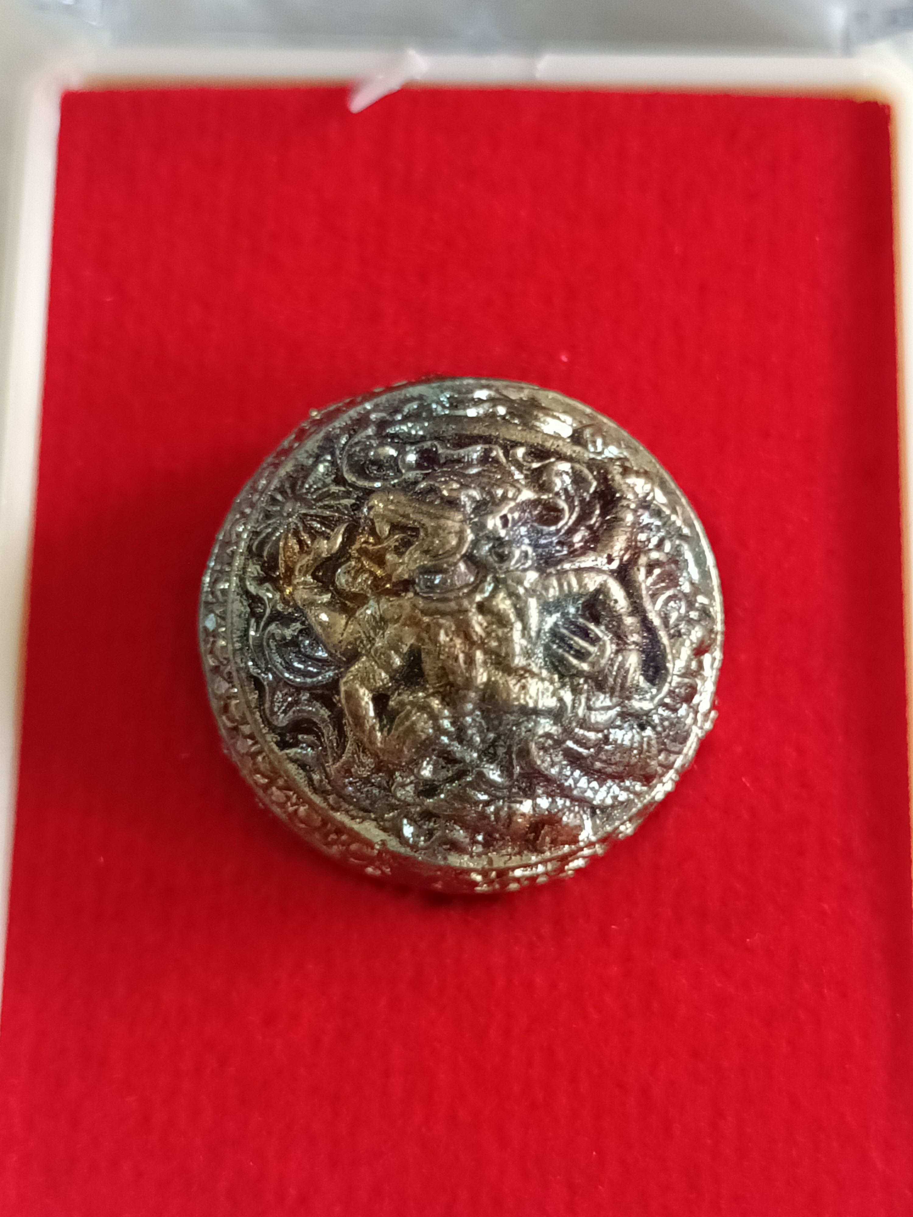 ปรอทกรอ พระราหู (เครื่องรางเตือนภัย) เขาอ้อ อ.เปลี่ยน