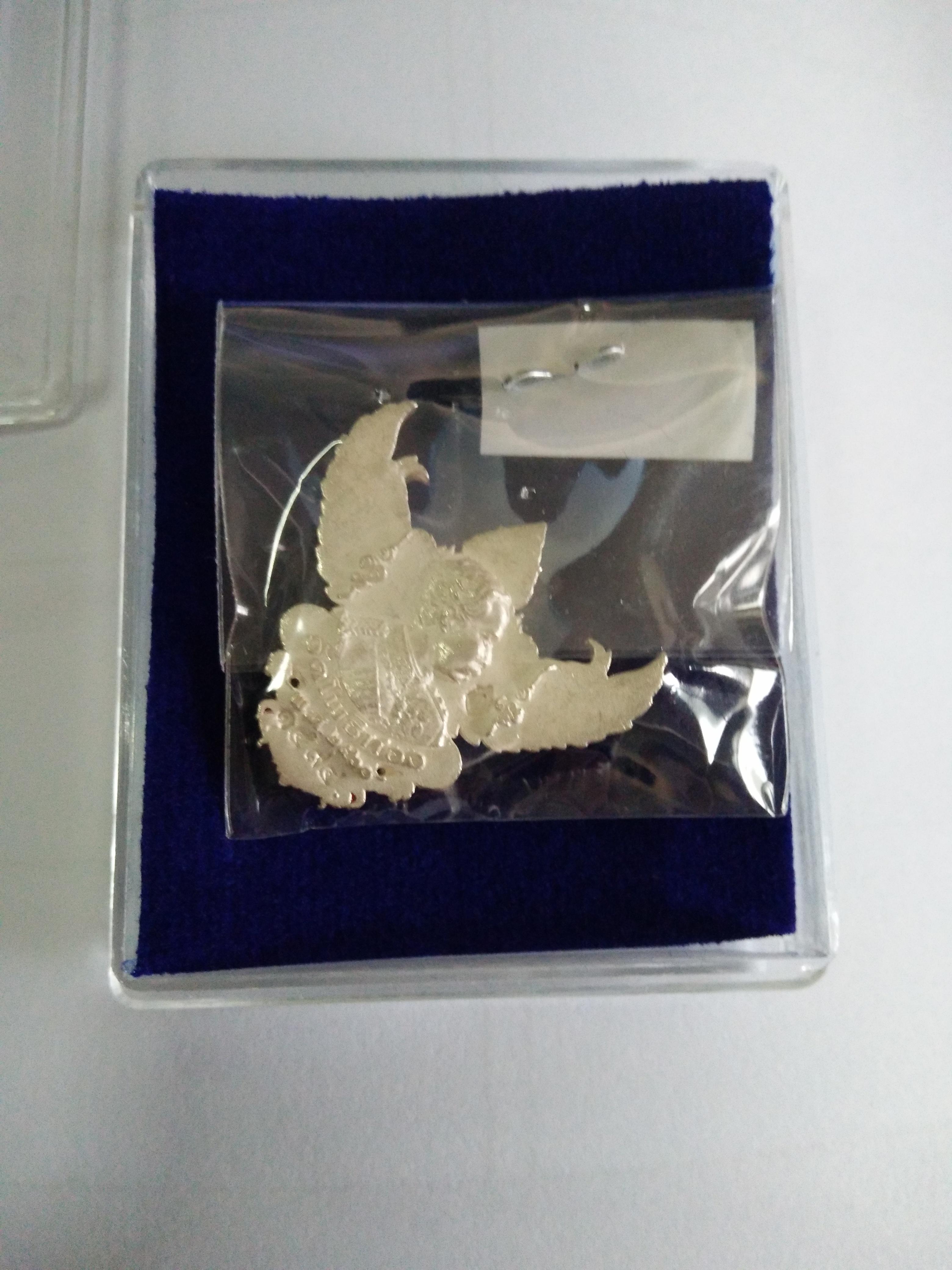 ครุฑเงินลงยา พิมพ์ใหญ่ รุ่น เปิดขุมทรัพย์ อ.วราห์ วัดโพธิทอง ปี 60