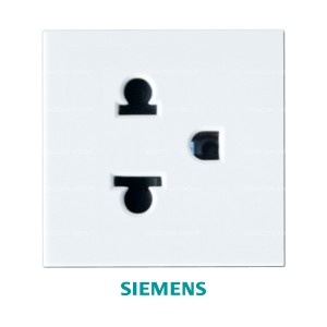 เต้ารับ เสียบขากลมแบน มีกราวด์ SIEMENS Delta Azio 5UB9 852-5PB01