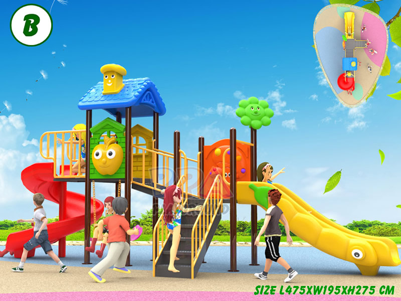 DS - P28 ชุดบ้านกระท่อมหรรษา B9 195*475*275
