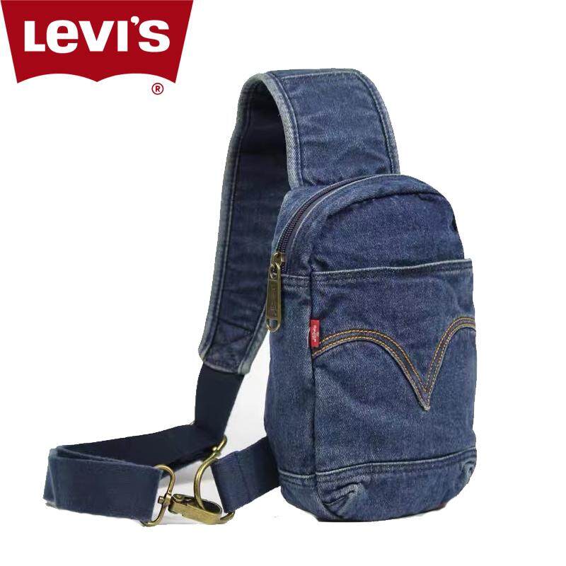 กระเป๋าคาดอก Levi's Denim Waist Bag ของใหม่ ของแท้ พร้อมส่งจากไทย กระเป๋าลีวายส์