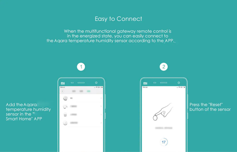 Xiaomi Aqara Temperature Humidity Sensor ตัวตรวจวัดอุณหภูมิและความชื้น