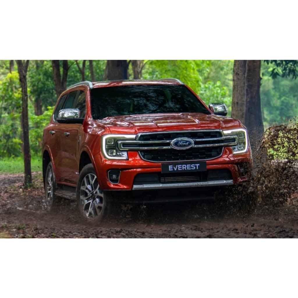 ครอบฝาถังน้ำมัน Ford Everest Next Gen ฟอร์ด เอเวอเรสต์ ปี 2022-ปัจจุบัน (สีดำเงา)