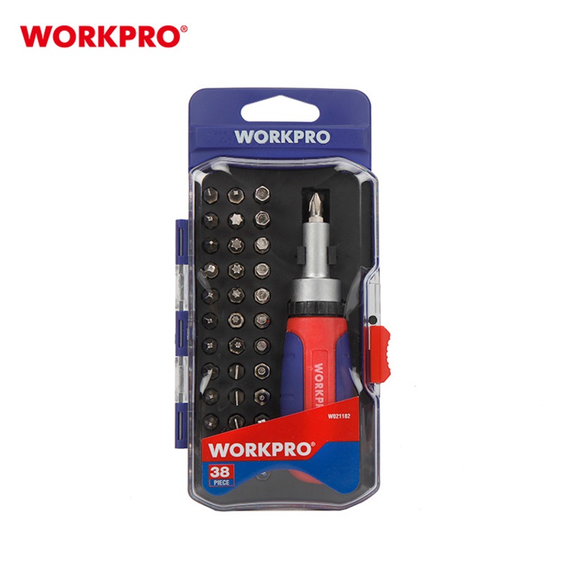WORKPRO ชุดไขควงด้ามฟรี 38 ชิ้น รุ่น WP200517