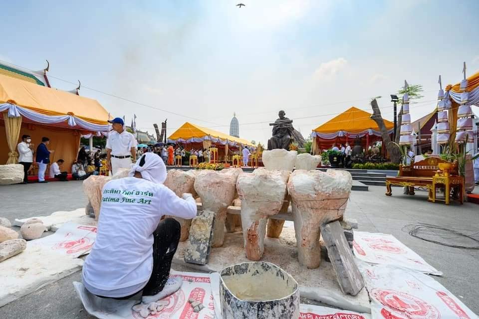 พระประธาน ขนาดบูชา ๕ นิ้ว รมดำ No.๖๙๓ รุ่น อนุสรณ์ครบ ๑๕๑ ปี วัดระฆัง ลพ.เล็ก ร่วมพุทธาภิเษก