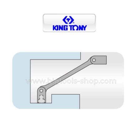 คิง โทนี่ : ประแจบล็อก 2 หัว แบบอ่อนตัว King Tony : Double Swivel End Socket Wrench (1910M)