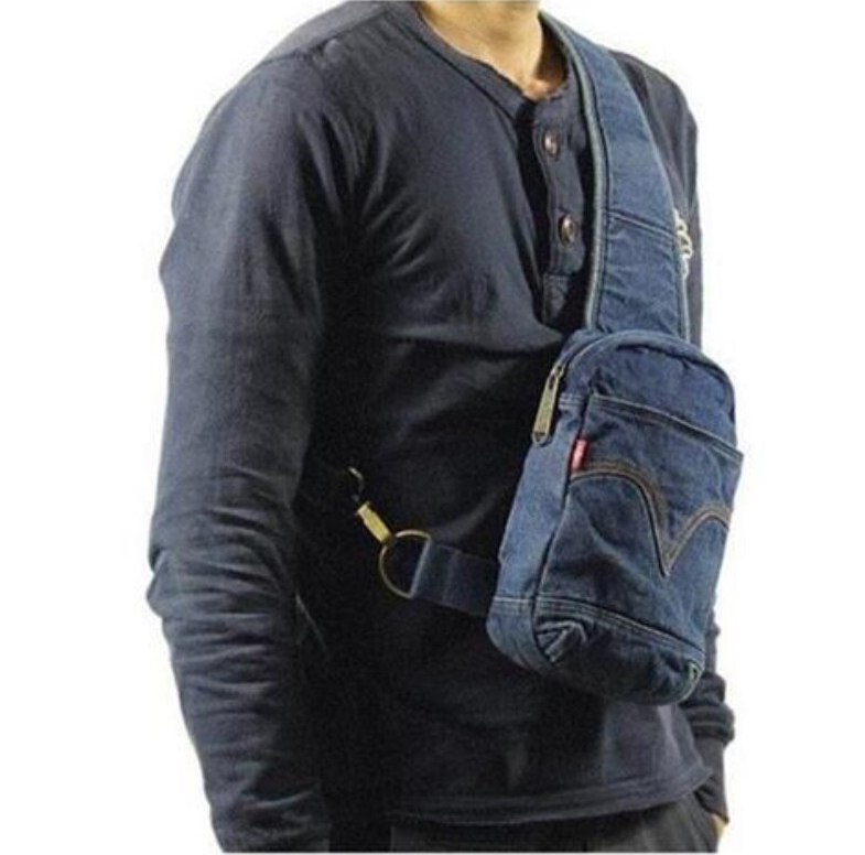กระเป๋าคาดอก Levi's Denim Waist Bag ของใหม่ ของแท้ พร้อมส่งจากไทย กระเป๋าลีวายส์