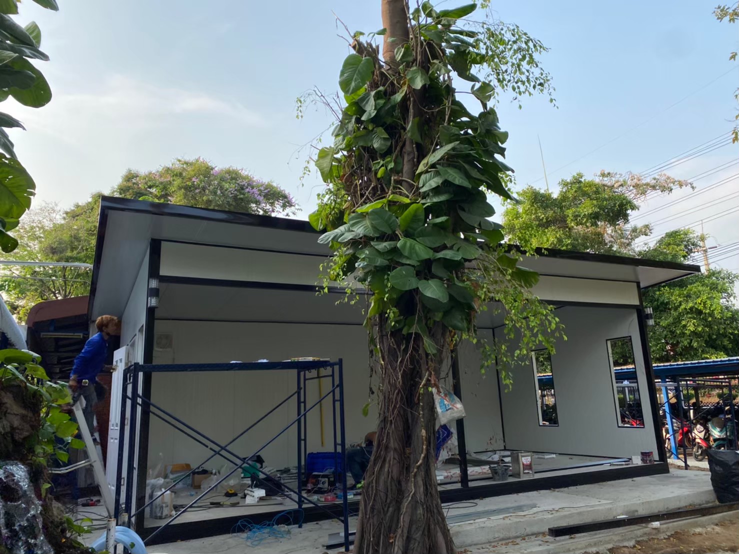 ออฟฟิศสำเร็จรูป บ้านสำเร็จรูป ขนาด4.00x8.00 เมตร