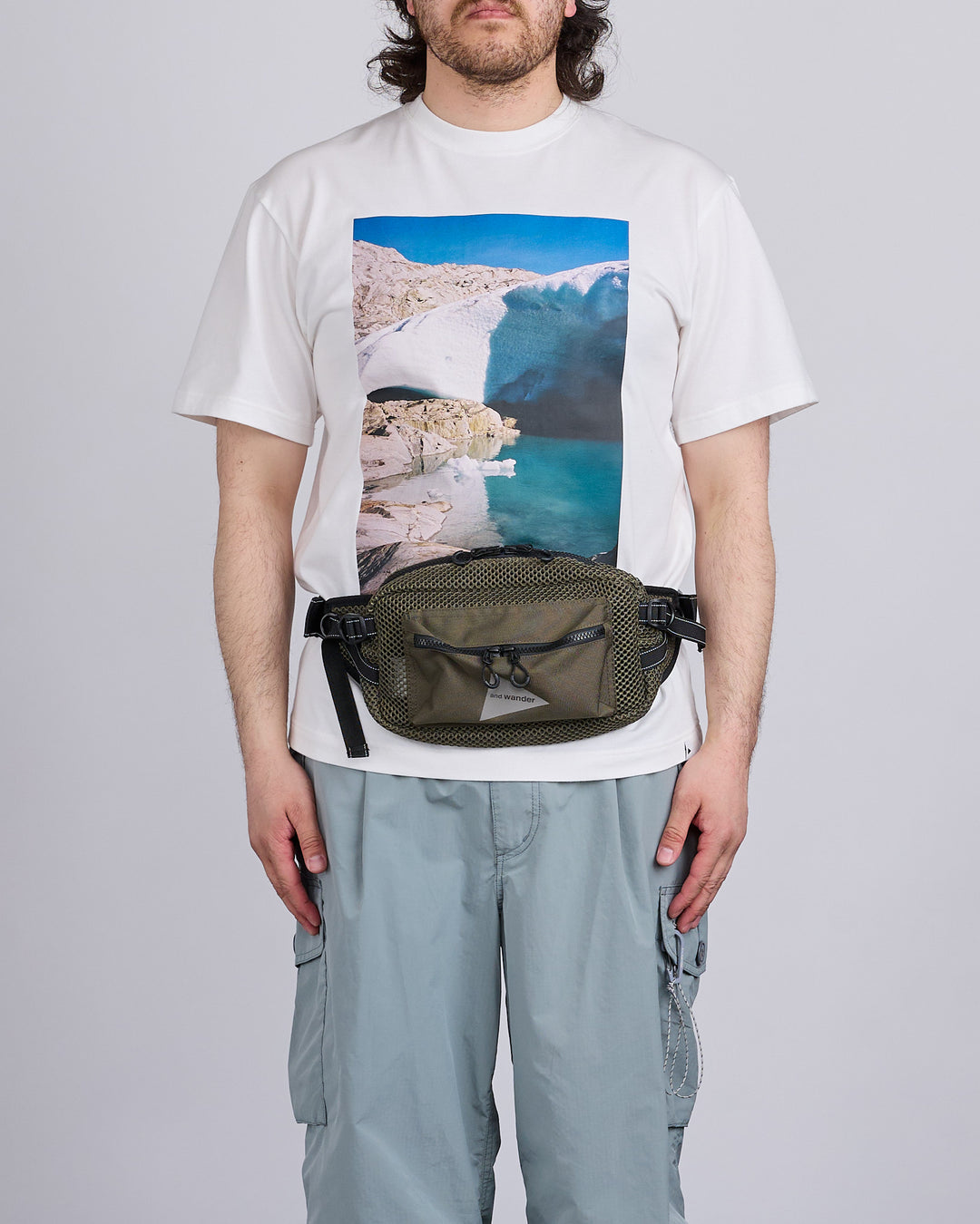 กระเป๋าคาดเอว And Wander 3D Mesh Waist Bag ของใหม่ ของแท้ พร้อมส่งจากไทย