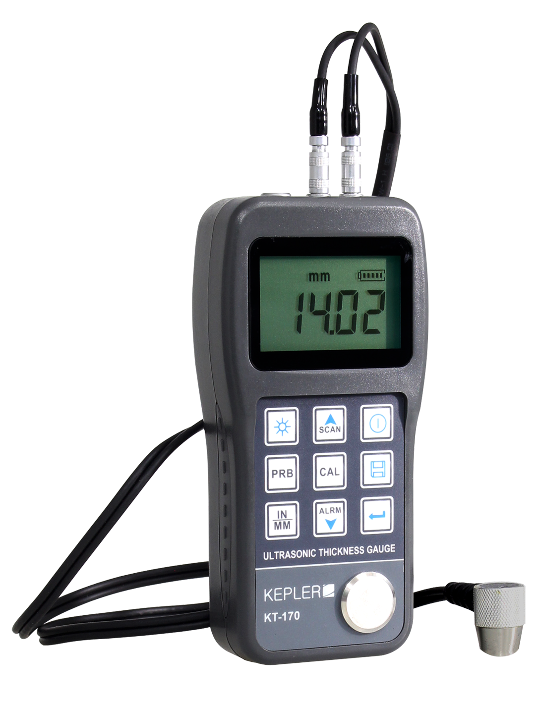 เครื่องวัดความหนาของวัตถุด้วยคลื่นอุลตร้าโซนิค (Ultrasonic Thickness Gauge) แบรนด์ KEPLER รุ่น KT-170