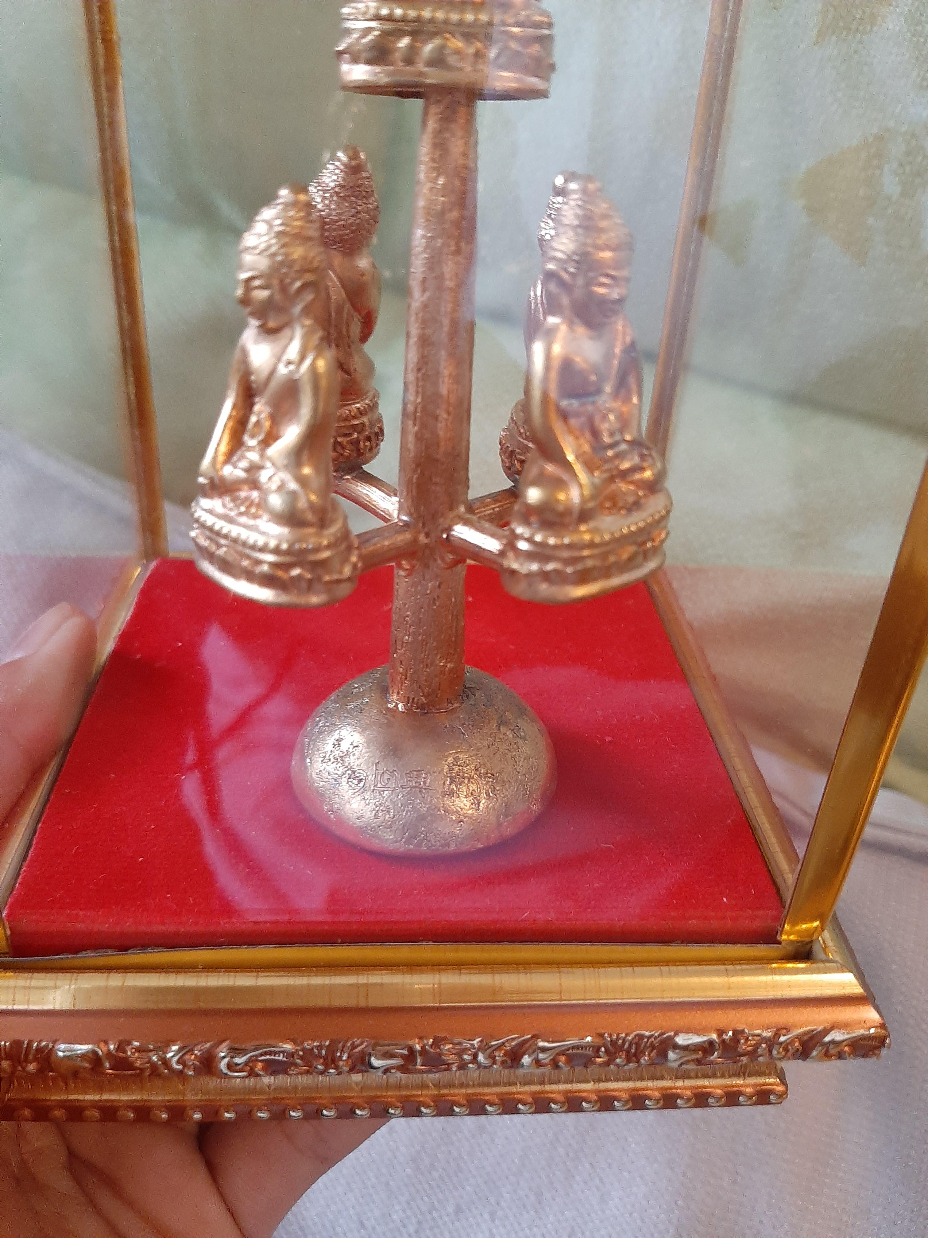 ชื่อพระกริ่งนเรศวรสะท้านไตรภพ เนื้อสัมฤทธิ์ (1ใน 19 ช่อ) เสกหลายวาระอุโบสถวัดท่าขนุน ลพ.เล็ก ปี 63