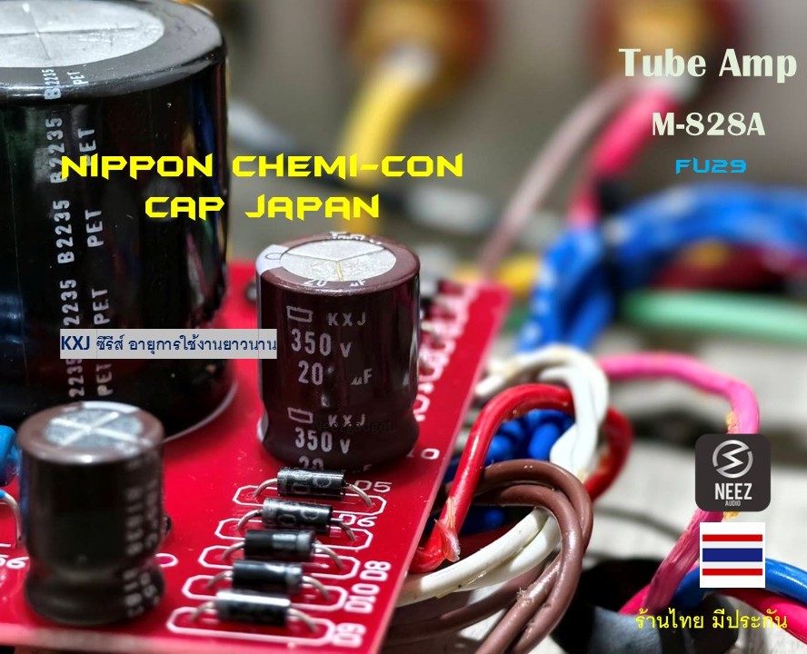 Audioromy M-828A แอมป์หลอด FU29 Class A - 60Watts - ร้านไทย พร้อมส่ง