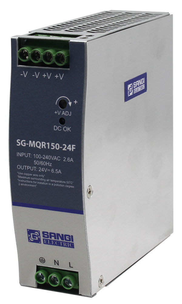 สวิตชิ่งดีซีเพาเวอร์ซัพพลาย รุ่น SG-MQR150-24F เอาท์พุต DC24V กระแส 6.5A