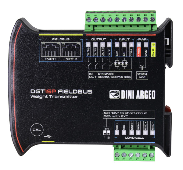 จอแสดงผลเครื่องชั่งน้ำหนักรุ่น DGT1SP-MODTCP (MODBUS TCP) DINI ARGEO