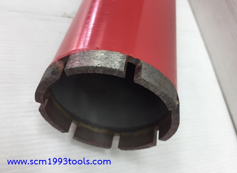 BEC บีอีซี โฮลซอเจาะพื้นคอนกรีต ยาว 450 มม. BEC holesaw for concrete CORE SHANK